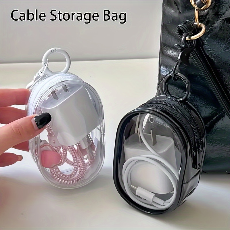 Portable Mini Transparent Stor - đánh giá và giá Cable Winder Keychain