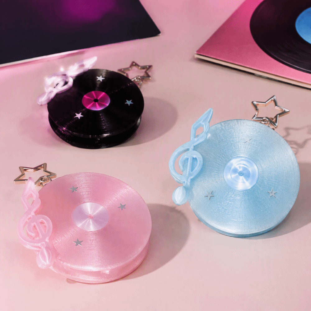 Y2K Vinyl Record Keychain Star - đánh giá và giá Cable Winder Keychain