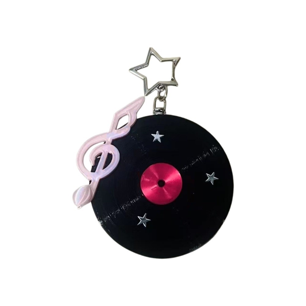 Y2K Vinyl Record Keychain Star - đánh giá và giá Cable Winder Keychain