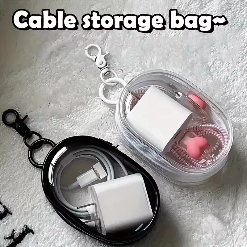 Portable Mini Clear Zipper Sto - đánh giá và giá Cable Winder Keychain