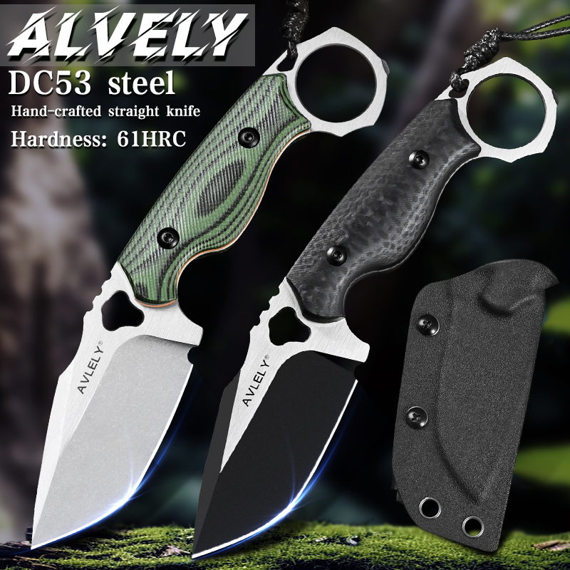 High-quality DC53 steel fixed- - đánh giá và giá Edc Fixed Blade Deep Carry
