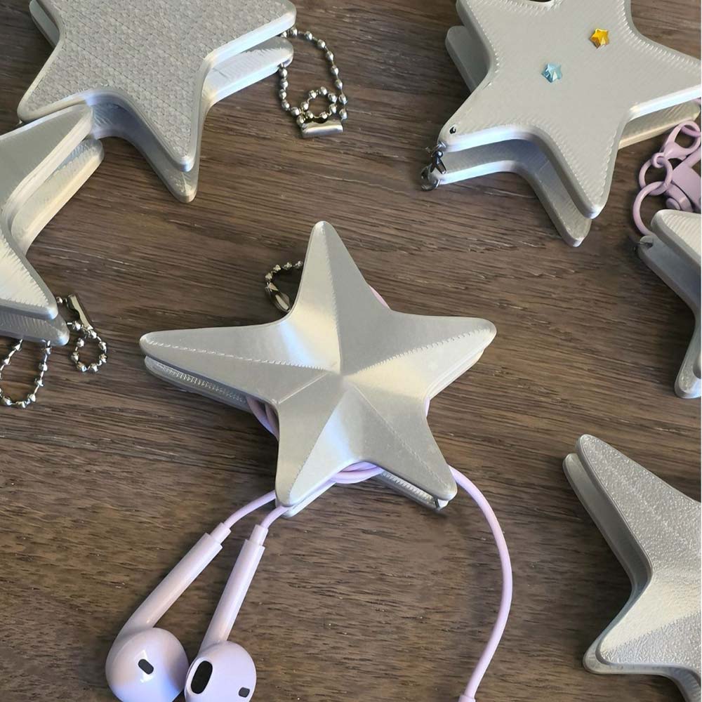 3D Star Cable Winder – Y2K Cut - đánh giá và giá Cable Winder Keychain