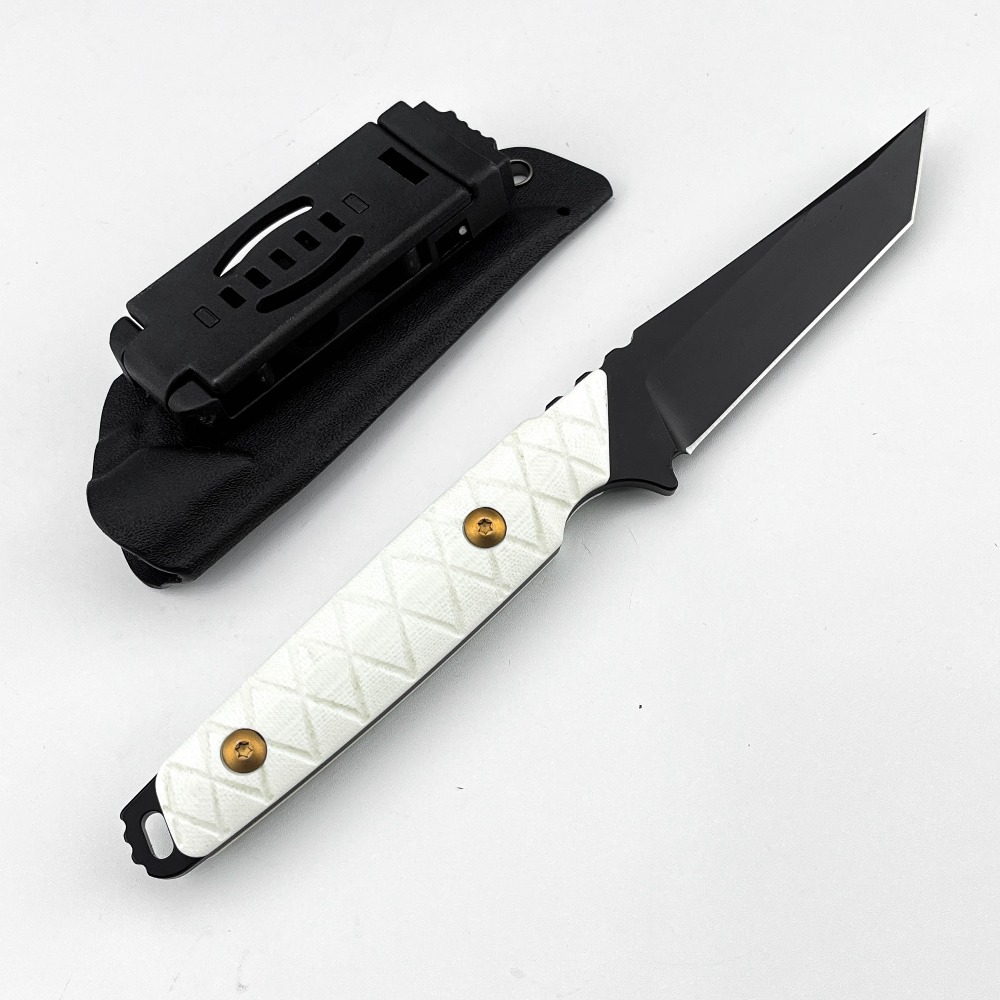New Fixed Blade Knife White G1 - đánh giá và giá Edc Carry Fixed Blade Knife