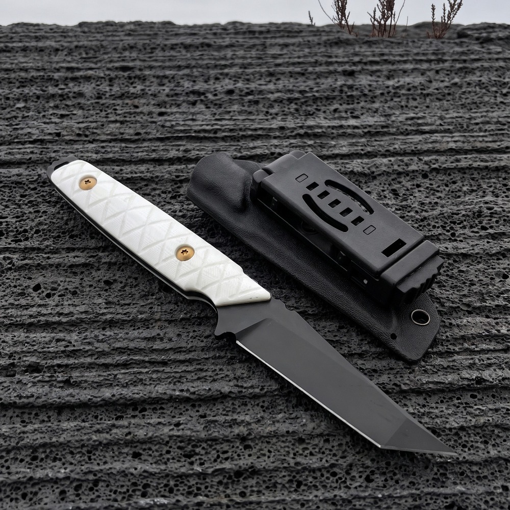 New Fixed Blade Knife White G1 - đánh giá và giá Edc Carry Fixed Blade Knife