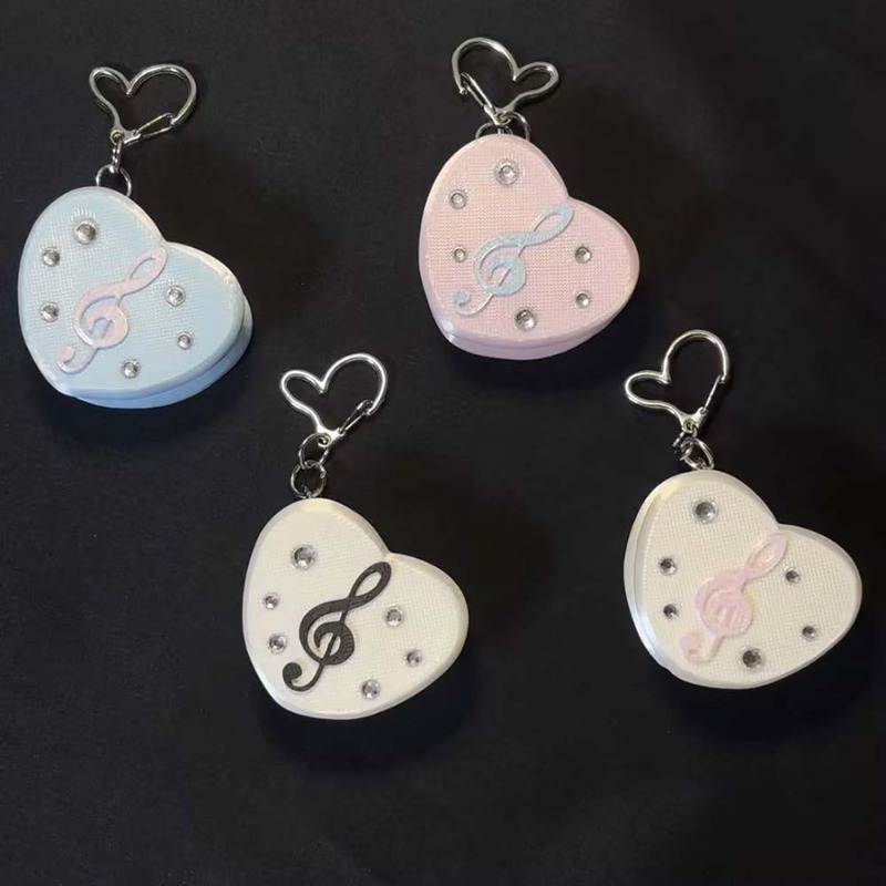 Gothic Musical Note Heart Cabl - đánh giá và giá Cable Winder Keychain