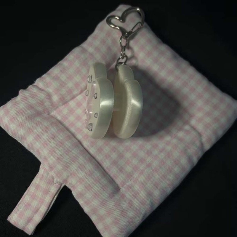 Gothic Musical Note Heart Cabl - đánh giá và giá Cable Winder Keychain