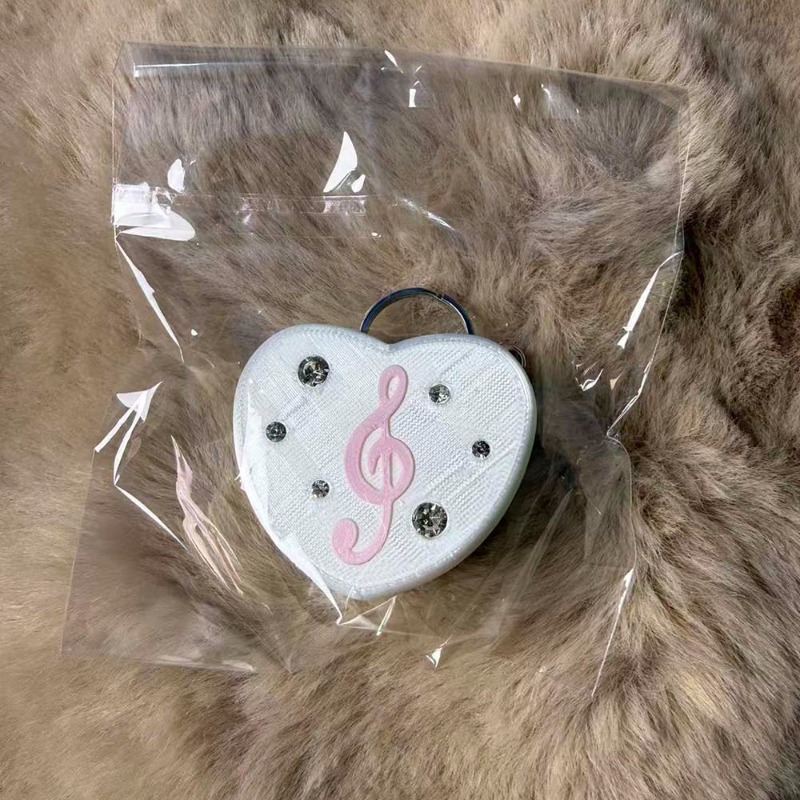 Gothic Musical Note Heart Cabl - đánh giá và giá Cable Winder Keychain