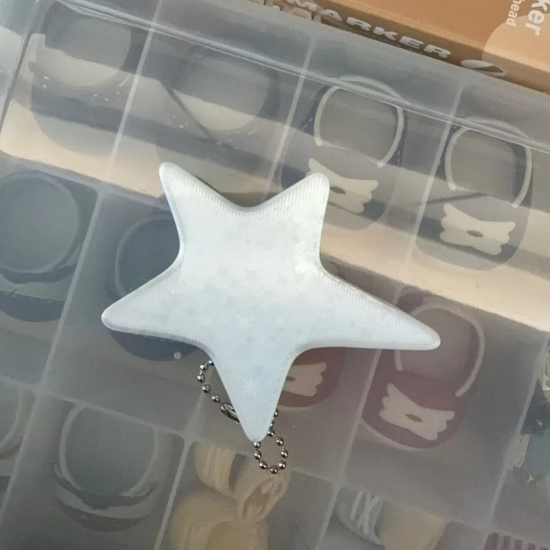 3D Star Cable Winder Y2K Cute  - đánh giá và giá Cable Winder Keychain