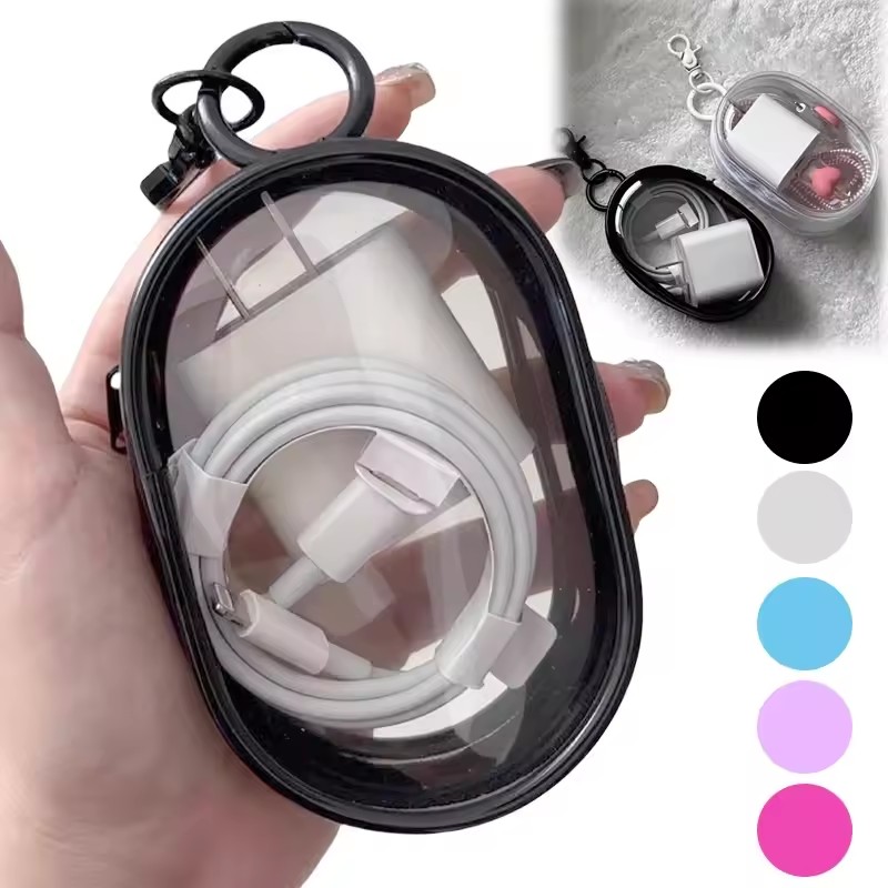 Multifunctional Clear Data Cab - đánh giá và giá Cable Winder Keychain
