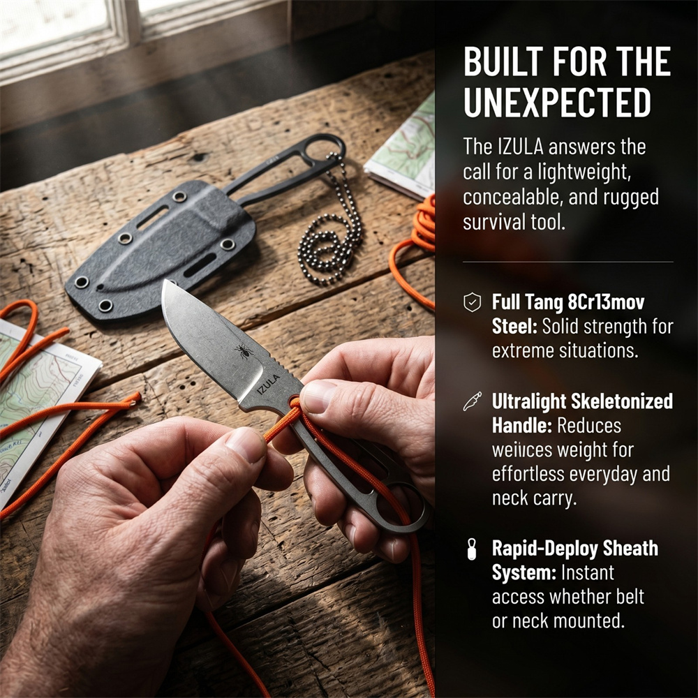 Daily Carry Full Tang Fixed Bl - đánh giá và giá Edc Carry Fixed Blade Knife