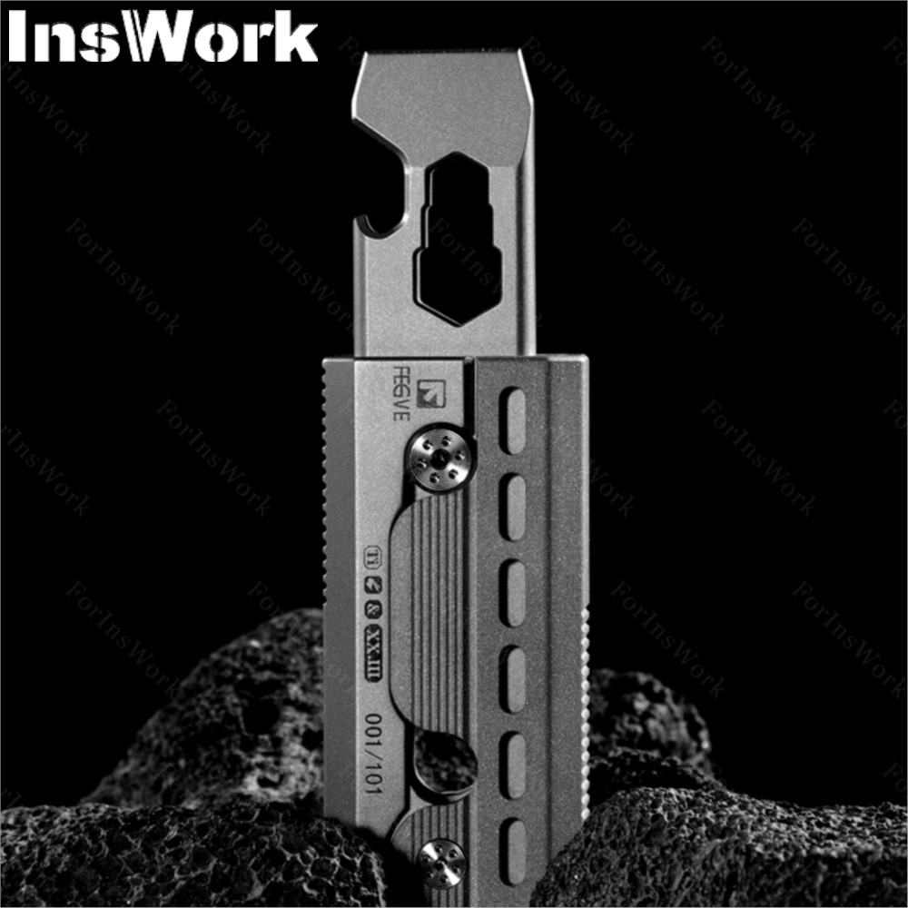 FEGVE Titanium Alloy Edc Pry B - đánh giá và giá Edc Carry Piece