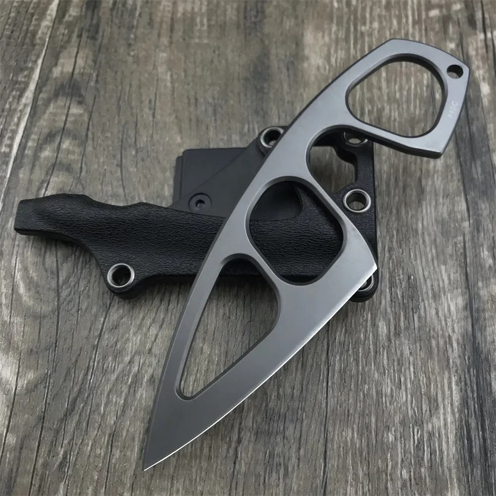 High Hardness Neck Knife 440C  - đánh giá và giá Edc Fixed Blade Deep Carry
