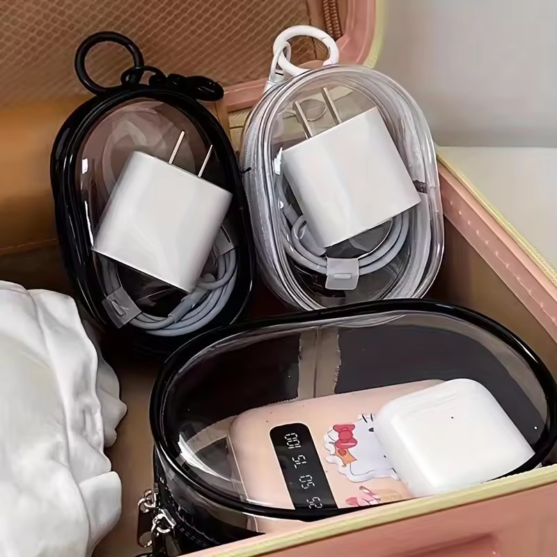 Portable Mini Clear Zipper Sto - đánh giá và giá Cable Winder Keychain