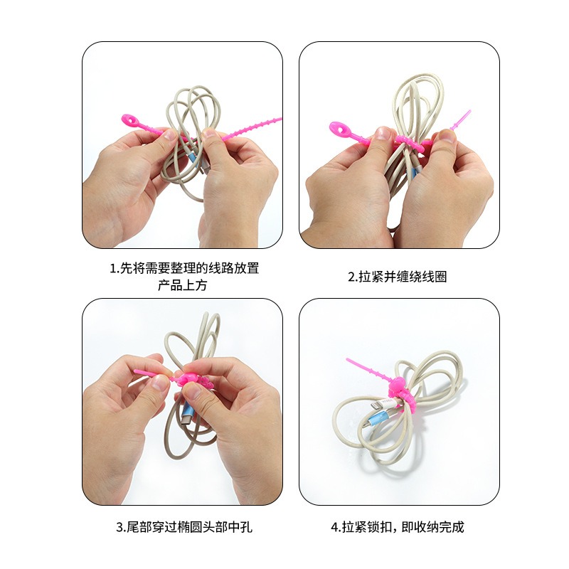 random color5pcs Multifunction - đánh giá và giá Cable Winder Keychain