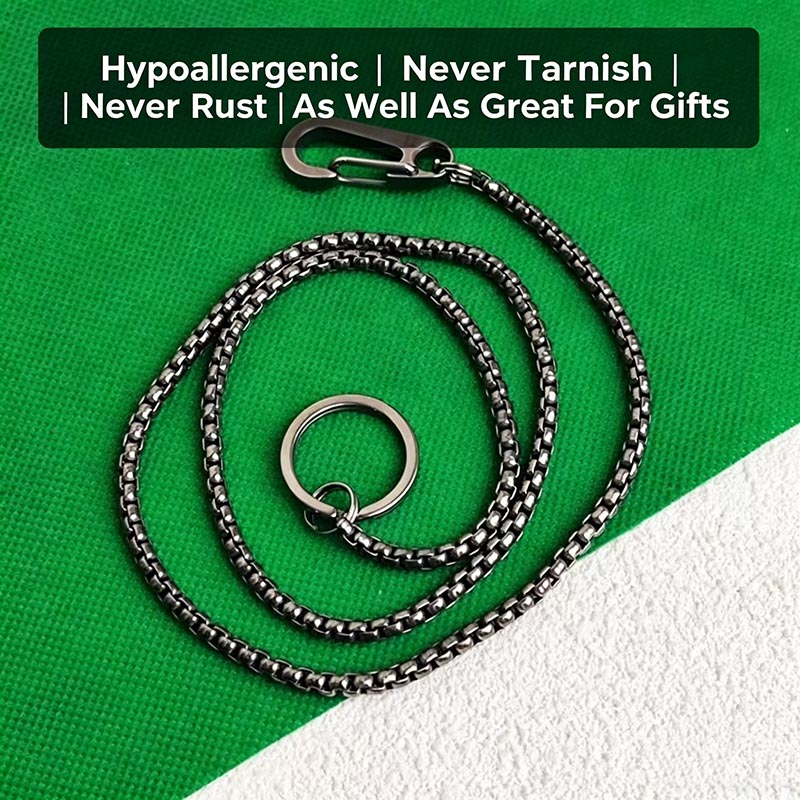 Titanium Wallet Chain for Men, - đánh giá và giá Wallet Slim Titanium