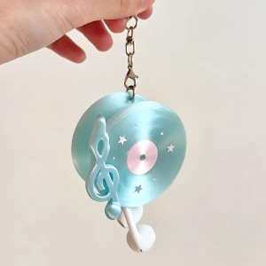 Kawaii Record Cable Organizer  - đánh giá và giá Cable Winder Keychain